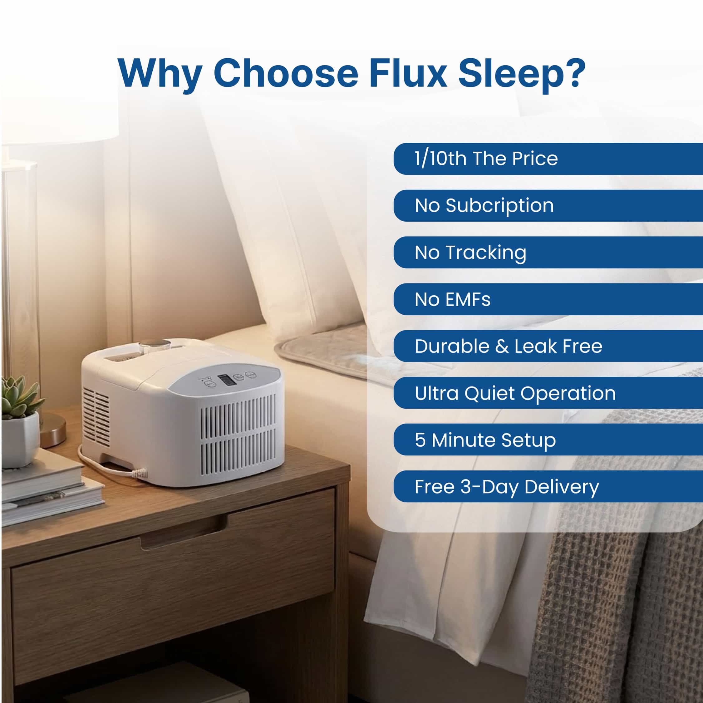 Flux Sleep Water-Cooled Mattress Pad