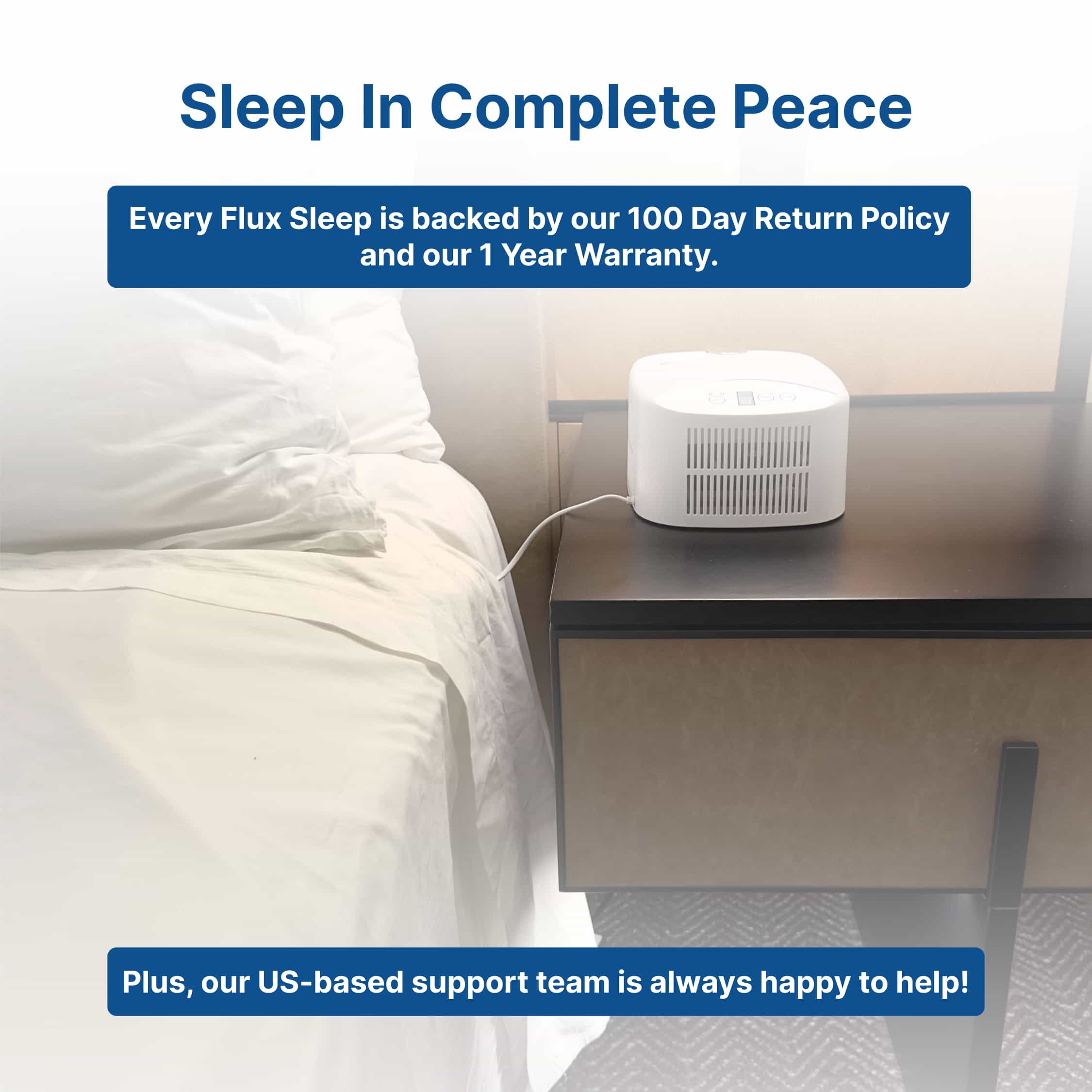 The Flux Sleep Water-Cooled Mattress Pad